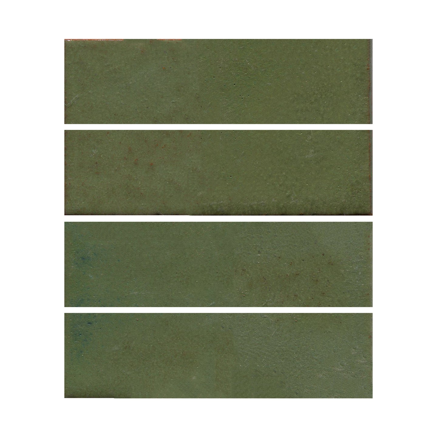 Glossy Pesto 2"x 6" (4 SF Available) 10% off